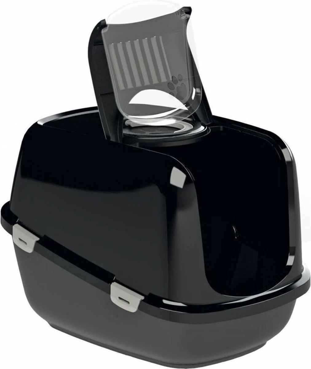 PeeWee Kattenbak XXL EcoDome Startpakket - Zwart - 66,5 X 48,5 X 46,5 Cm - Afbeelding 7