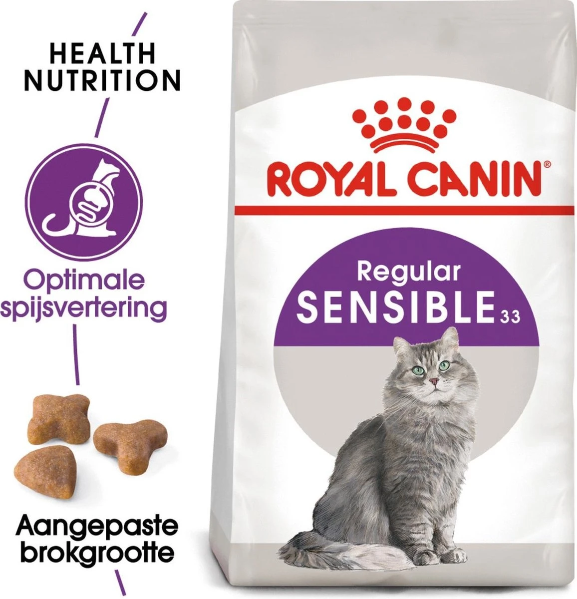 Royal Canin Sensible 33 - Kattenvoer - 10+2 Kg Bonusbag - Afbeelding 2