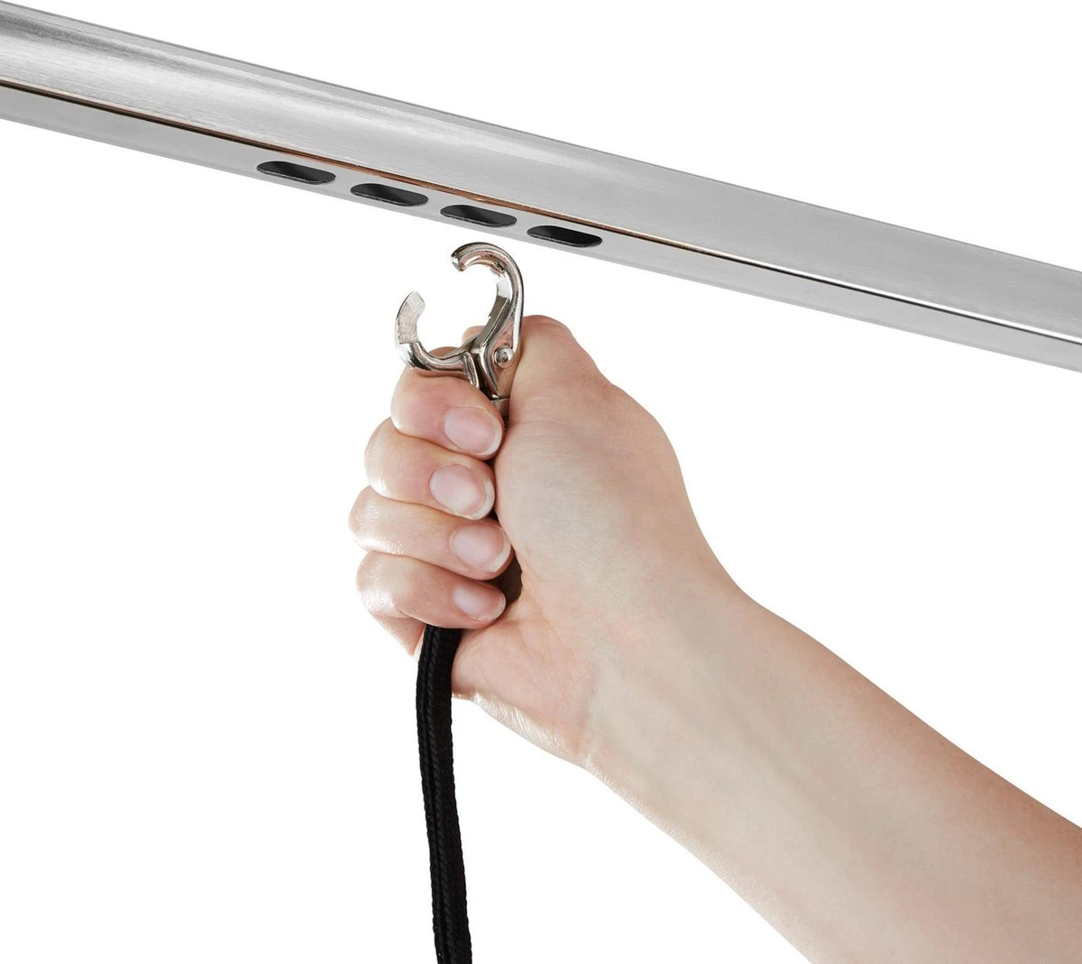 Tectake - Honden Trimtafel Met Twee Lussen - Zwart/zilver- 402893 - Afbeelding 2