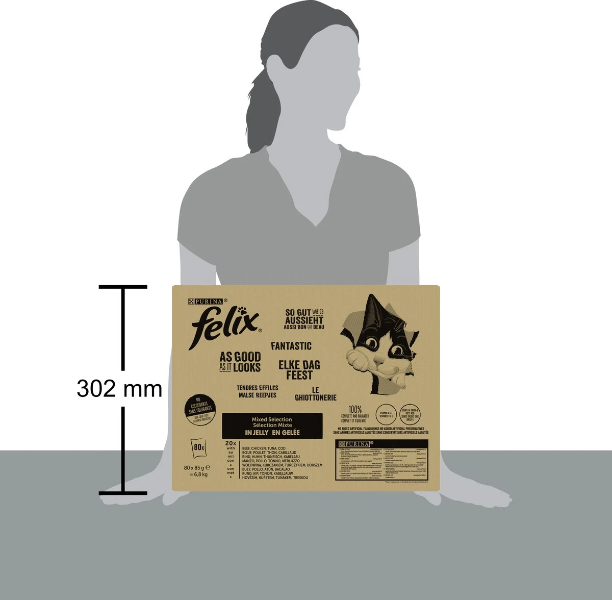 Felix Elke Dag Feest Mix Selectie In Gelei - Katten Natvoer - 80 X 85g - Afbeelding 7