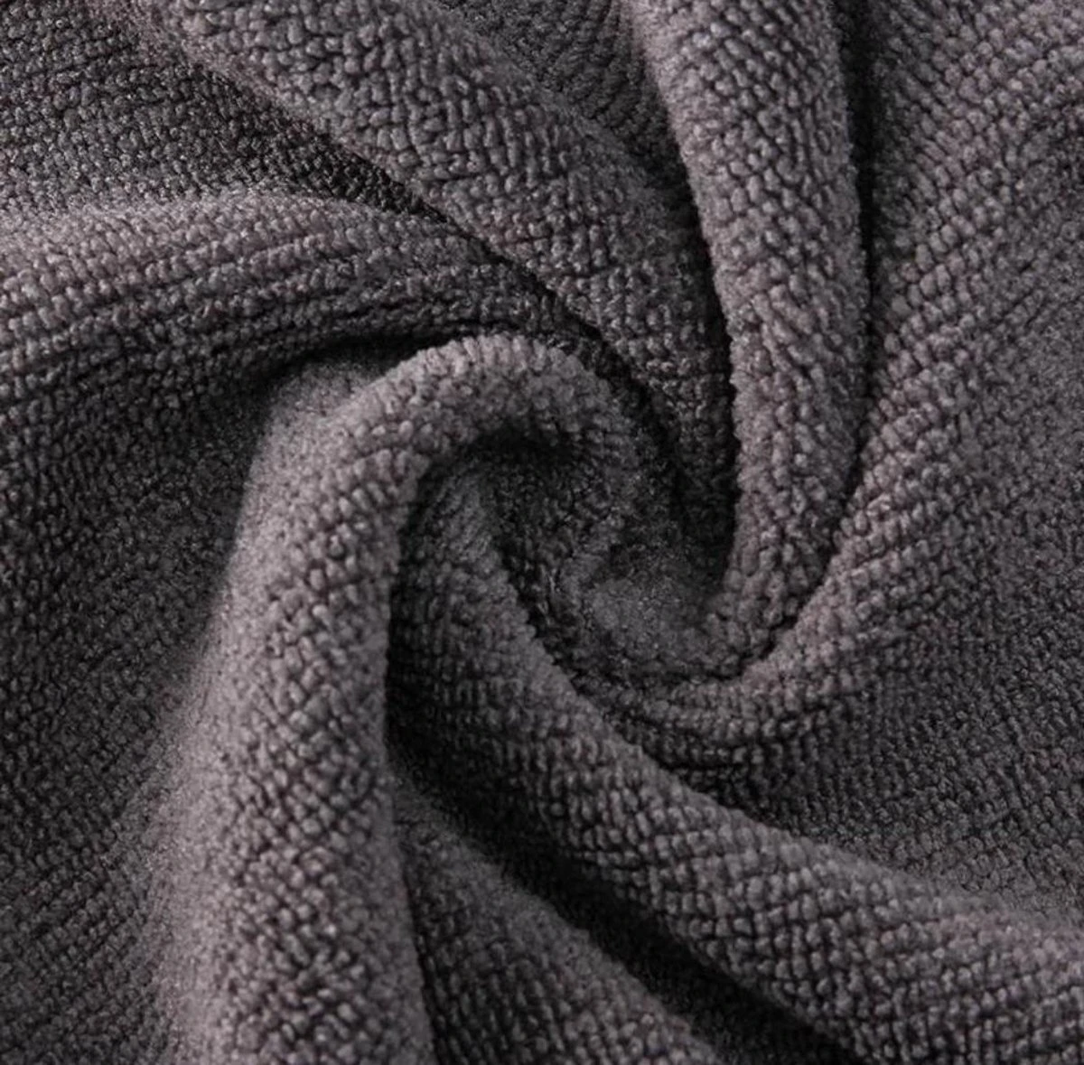 N4dogs – Hondenhanddoek – Honden Handdoek – Microvezel Handdoek – Handdoek Hond – Droogdoek Hond – Dierendeken – Sterk Absorberend – Handdoek Met Zakken - Grijs - 66 X 23 Cm - Afbeelding 5