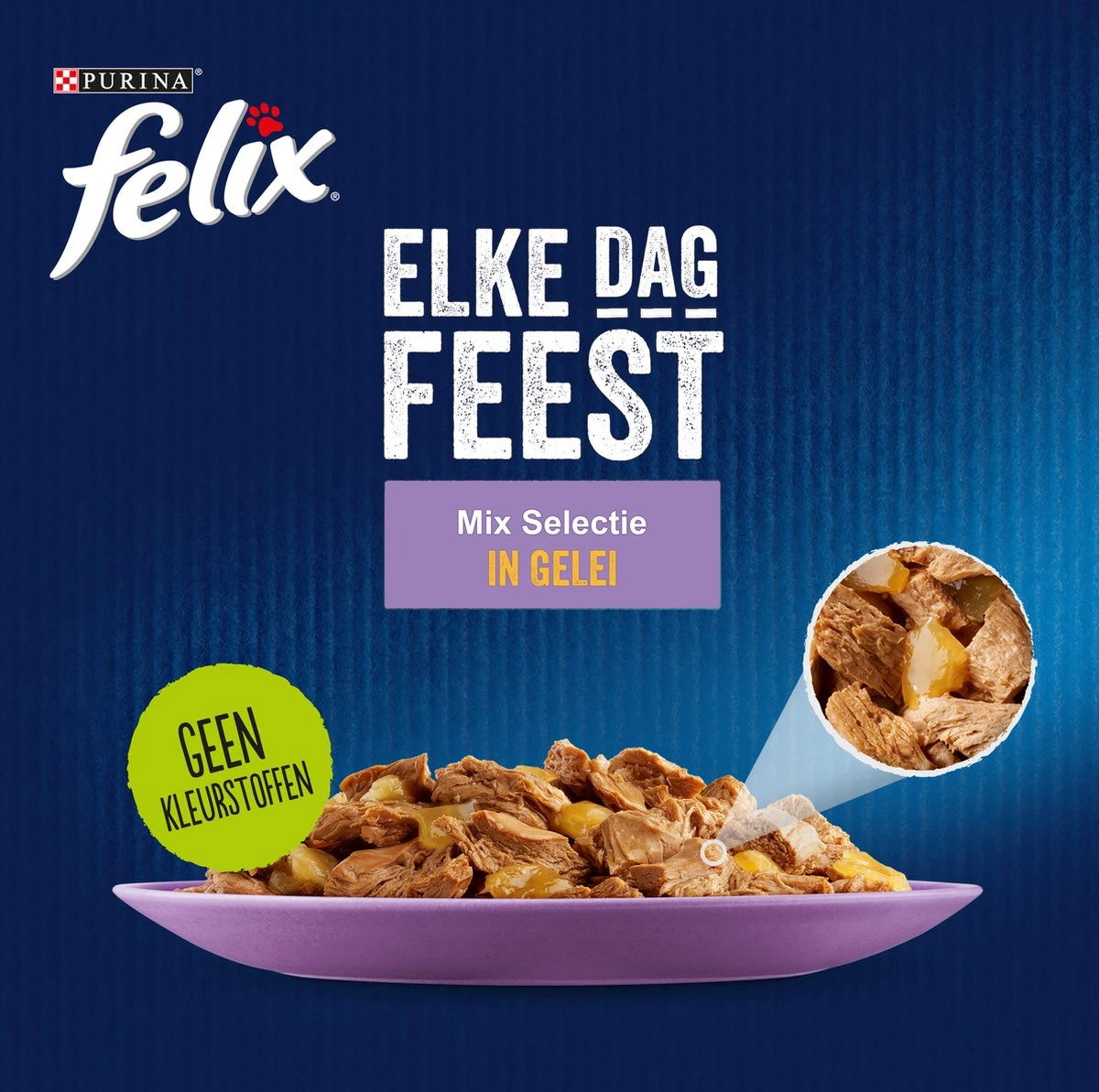 Felix Elke Dag Feest Mix Selectie In Gelei - Katten Natvoer - 80 X 85g - Afbeelding 6