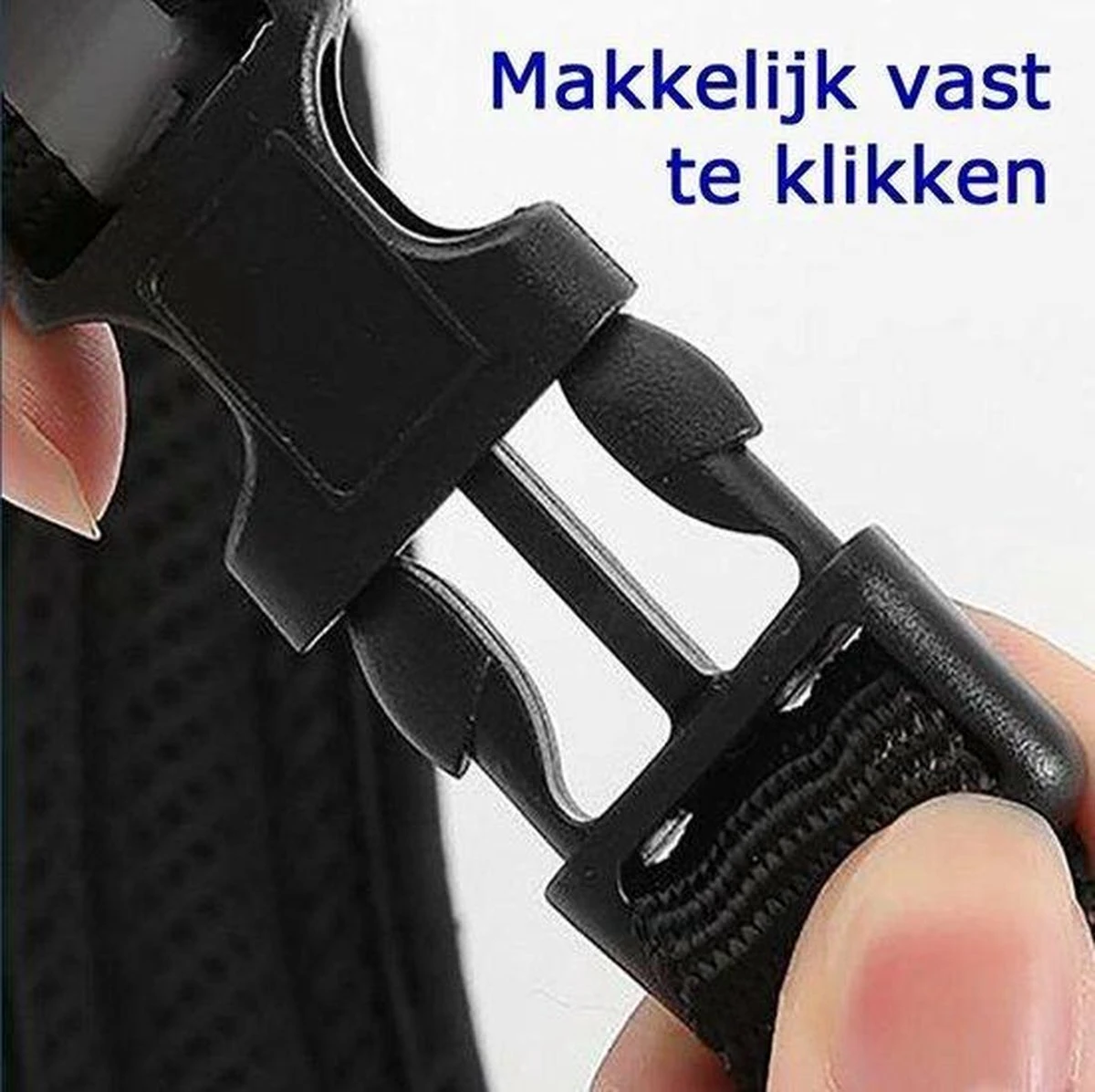 Merkloos Kattentuigje Met Looplijn | Zwart Kattenharnas | Easy Step In | Kattenriem | Kattenlijn | Kattentuig | Maat S - Afbeelding 6