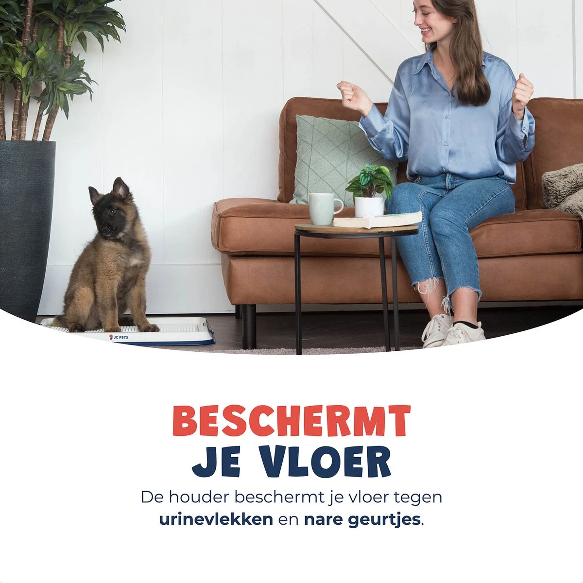 JC Pets Premium Pad Houder Met Rooster - Inclusief 20 Puppy Training Pads - Hondentoilet - Zindelijkheidstraining Hond - Afbeelding 3