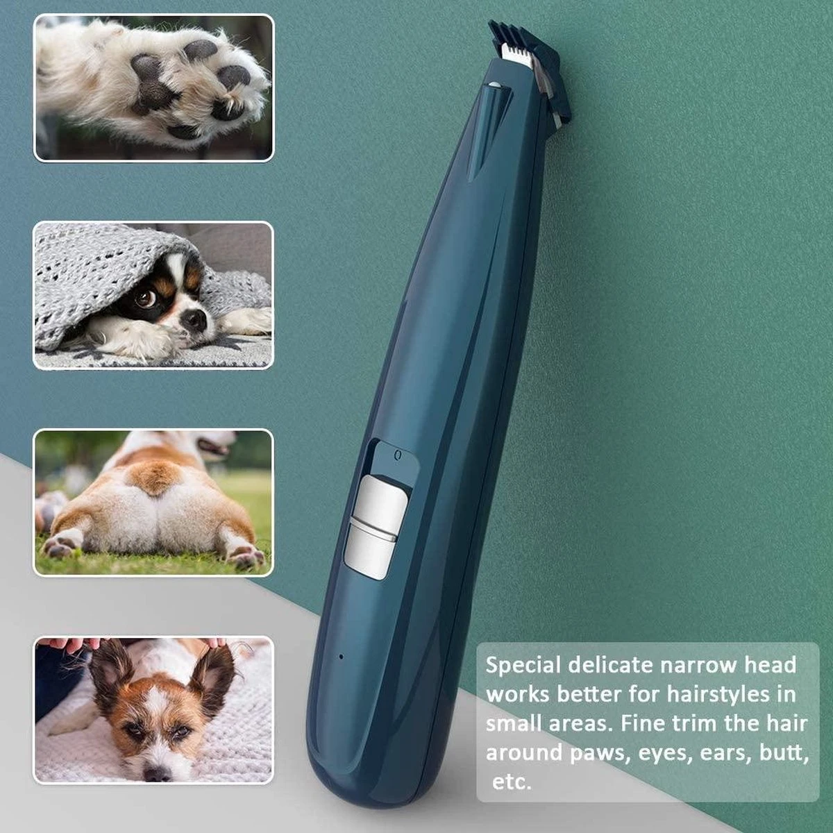 Buxibo Professionele Dieren Tondeuse Set - Tondeuse + Schaar - Voor Huisdieren Honden & Katten - Draadloos - Oplaadbare Pet Trimmer - Precieze Clipper - Low Noise - Afbeelding 5