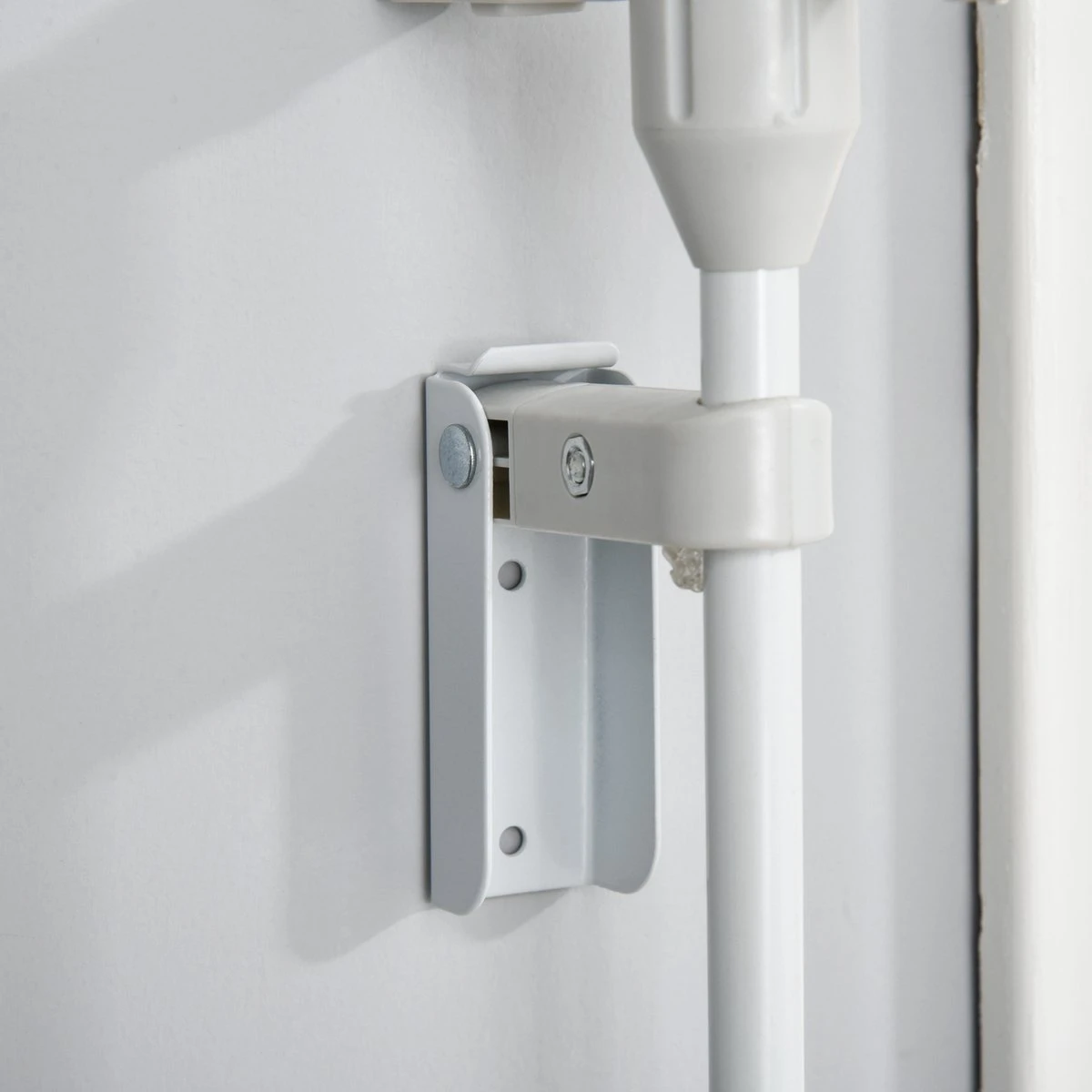 PawHut Afschermhek Voor Honden Veiligheidshek Hondenhek 3 Elementen Kunststof Wit D06-100V01 - Afbeelding 7