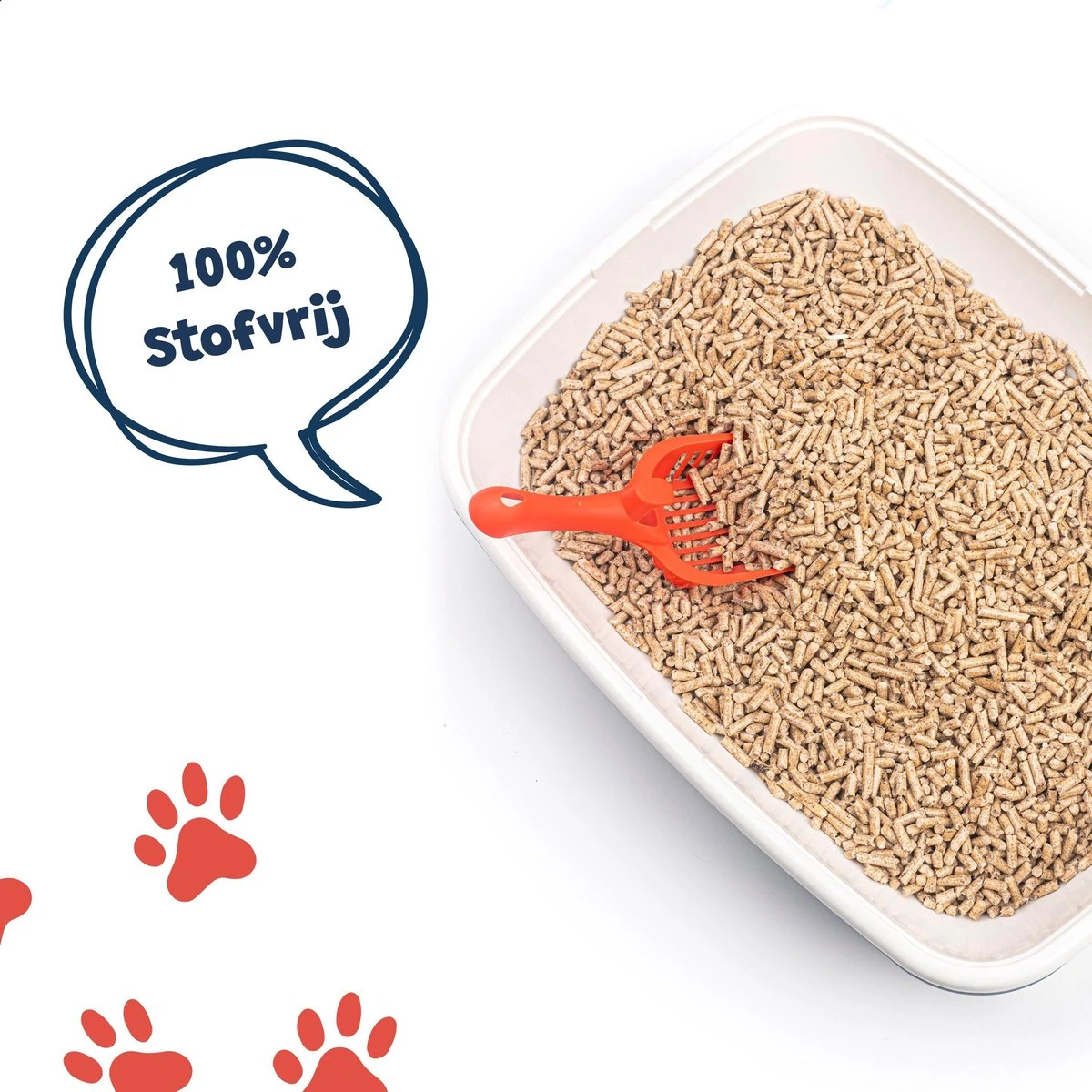 JC Pets Kattenbakvulling - 2 Zakken Houtkorrels X 16 L (32 L - 20 KG) - Afbeelding 3