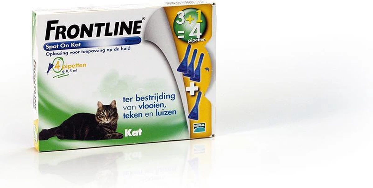 Frontline Spot-On Anti Vlooienmiddel Kat - 6 Pipetten - Afbeelding 8