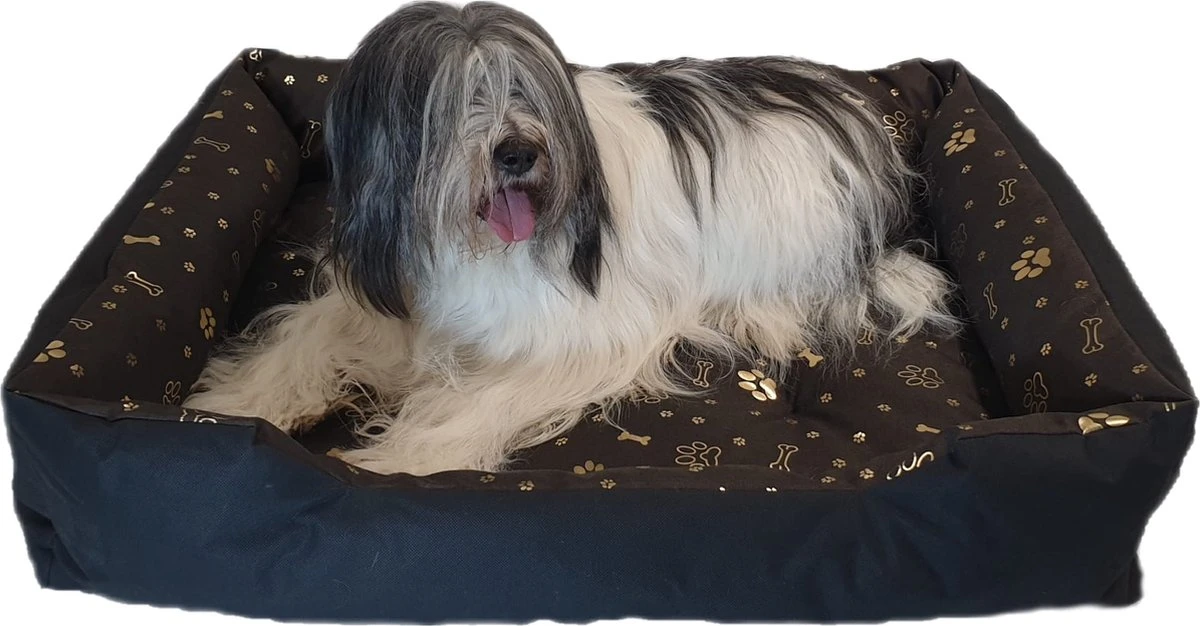 Beste Prijs - Hondenmand Met 2 Kussentjes - 100 Cm X 70 Cm - Dierenmand - Hondenbed - Waterproof - Anti Allergisch - Afbeelding 3