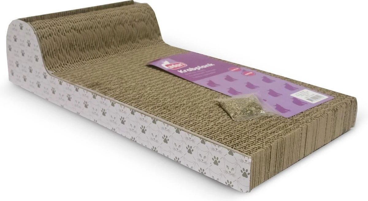 Adori Krabplank Met Spel - Krabpaal - 45x25x11 Cm - Afbeelding 7