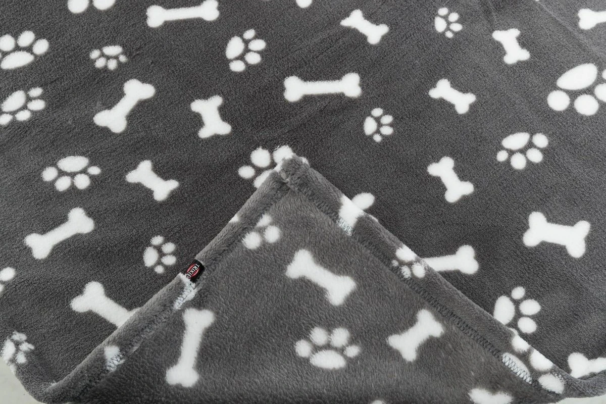 Trixie Hondendeken Kenny 75 X 50 Cm Fleece Grijs - Afbeelding 4