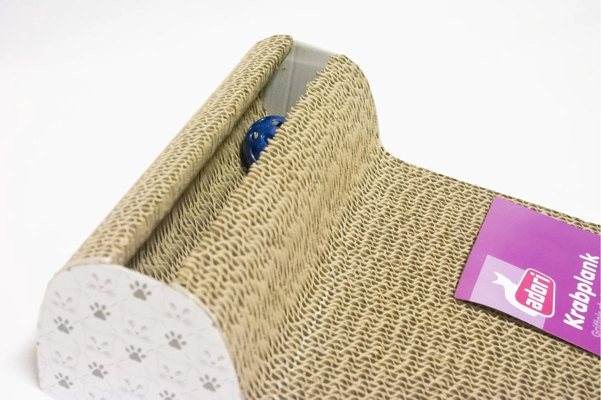 Adori Krabplank Met Spel - Krabpaal - 45x25x11 Cm - Afbeelding 5