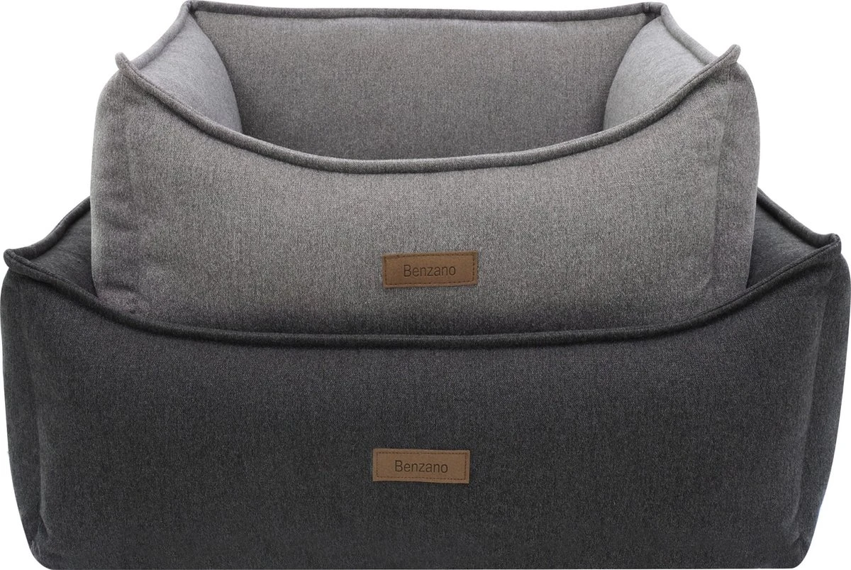 Benzano - Orthopedische Hondenmand - Wasmachine Wasbaar - Memory Foam - Donkergrijs - 100 CM - Afbeelding 8