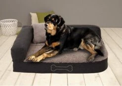 Sun Garden Pallina Orthopedisch Hondenkussen 120x80x27cm Antraciet/Grijs