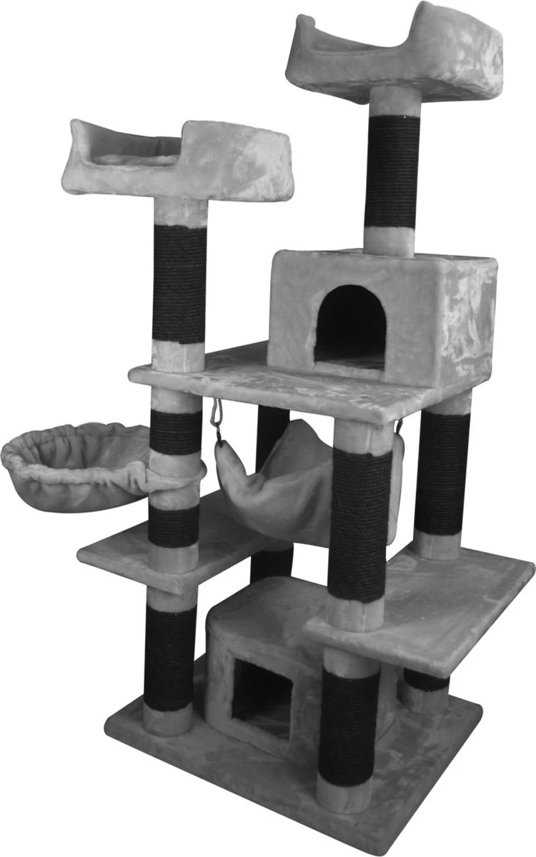 Adori Krabpaal Mosey - Krabpaal - 60*70*160 Cm 31.2 Kg Grijs Zwart