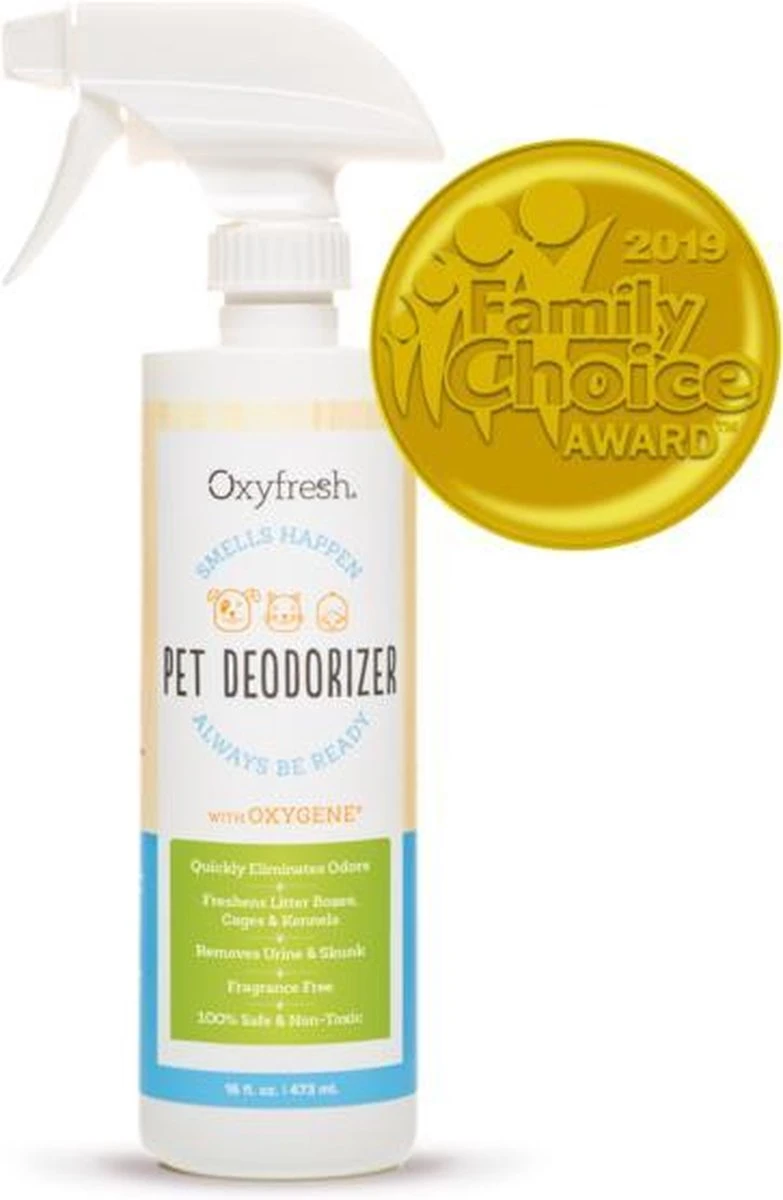 Oxyfresh Pets Geurverwijderaar - Spray Tegen Vieze Geuren Afkomstig Van Dieren - Afbeelding 3